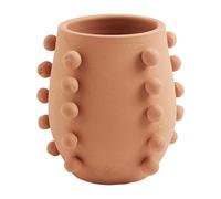 Mud Pie Terracotta Bead Vase, Large, Large 6 1/2" x 4 1/4" Dia