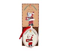 Mud Pie Vintage Christmas Ornament, Joy, 5 14'' x 3 34''