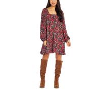 Mud Pie Women's Kirsten Swing Dress, Floral, Large