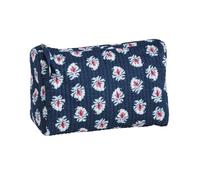 Mud Pie Women's Navy Floral Americana Block Print Case