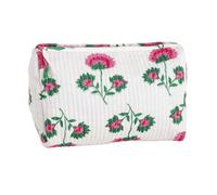 Mud Pie Women's White Peony Block Print Case