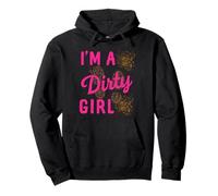 Mud Run I'm A Dirty Girls Have Fun Get Muddy Together Pink Pullover Hoodie