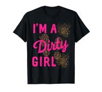 Mud Run I'm A Dirty Girls Have Fun Get Muddy Together Pink T-Shirt