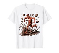 Mud Run Minimalist Athlete Identity Badge Obstacle Runner T-Shirt
