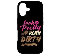 Mud Run Princess Look Pretty Play Dirty Team Girls ATV Case for iPhone 17