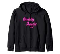 Mud Run Race Team 4x4 Offroad ATV Muddy Angels Matching Zip Hoodie