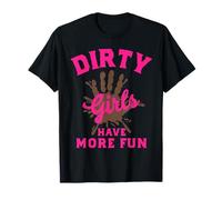 Mud Run Shirts Dirty Girls Have More Fun Muddy Race Running T-Shirt