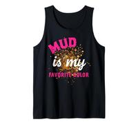 Mud Run Shirts For Girls Mud Is My Favorite Color Muddy Team Tank Top