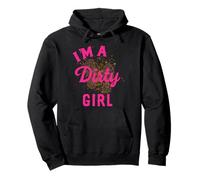 Mud Run Shirts Women I'm A Dirty Girls Get Muddy Race Team Pullover Hoodie
