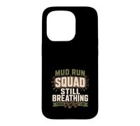 Mud Run Team First Mud Run Obstacle Race Gift Case for iPhone 15 Pro