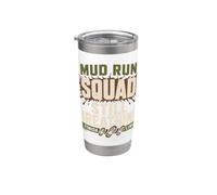 Mud Run Team First Mud Run Obstacle Race Gift Stainless Steel Insulated Tumbler