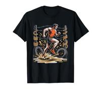 Mud Runner Obstacle Course Vintage Fitness Identity Badge T-Shirt