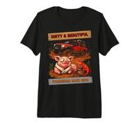 Mud Spa Funny Offroad Pig 4x4 Adventure Premium T-Shirt
