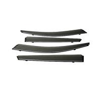 Mud Splash Guard Car Side Window Wind Deflector Vent Visor Sun Wind Rain Shield For Maxus G50 2018 2019 2020 2021 2022 Window Shield Guards Car Mud Flaps(Chrome strip-Carbon)