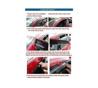 Mud Splash Guard For CRV 2007 2008 2009 2010 2011 For CR-V Car Awning 4PCS/SET Plastic Window Visor Vent Shades Sun Rain Deflector Guard Car Mud Flaps