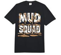 Mud Squad Women's Mud Run Team Funny Mudder Mud Running Ladies Comfort Colors Adult Heavyweight T-Shirt