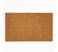 MUD STOPPER Astley Plain Rectangle Doormat Natural Non-Slip Pvc Backing Waterproof 45 X 75 Cm