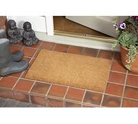 MUD STOPPER | Coir Door Mat for Indoor and Outdoor Use | Heavy Duty Natural Coir Mat for Front or Back Door | Durable, Scraping and Washable Mat | Ideal for High Traffic Areas | 45 x 75 cm