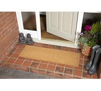 MUD STOPPER | Coir Door Mat for Indoor and Outdoor Use | Heavy Duty Natural Coir Mat for Front or Back Door | Durable, Scraping and Washable Mat | Ideal for High Traffic Areas | 40 x 120 cm