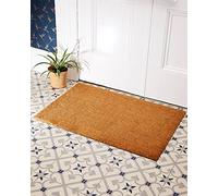 MUD STOPPER | Coir Door Mat for Indoor and Outdoor Use | Heavy Duty Natural Coir Mat for Front or Back Door | Durable, Scraping and Washable Mat | Ideal for High Traffic Areas | 60 x 90 cm