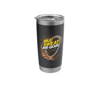 MUD Sweat and Gears Biking Stainless Steel Insulated Tumbler