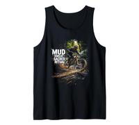 MUD Sweat Sacred Ritual Funny Mountain Biking Adventure Tank Top