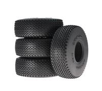 Mud Terrain Tire Bead Lock Wheels for 1/10 Remote Control Crawler Car Set of 4 Heavy Duty Rubber Heavy Duty Remote Control Trails