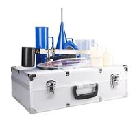 Mud Tester Portable Slurry Test Kit, Hydrometer Viscometer, Sand Content Meter, Aluminum Carry Box for Fluid Analysis and Laboratory Mud Testing Equipment