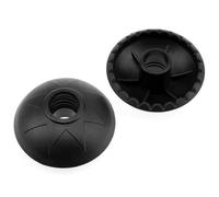 Mud Tips for Trekking Poles - 2 Pack Round Basket Tip, Durable Nylon Accessories for Hiking Poles, Anti Zinc Tip Guards, Stable Grip Support in the Snow