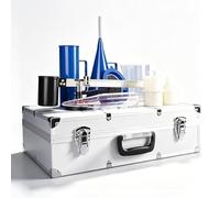 Mud Viscometer Kit, 3-Piece Slurry Test Kit for Specific Gravity, Sand Content & Viscosity Testing, with Aluminum Case for Civil Engineering & Construction