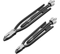 Mudder 2 Pieces Aircraft Safety Wire Twisting Pliers Tools Wire Twist Pliers 9 Inch 6 Inch for Aircraft Auto Industry(Black)