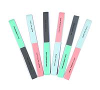 Mudder Nail File and Nail Buffer Cosmetic Manicure, 7 Ways (6 Set)