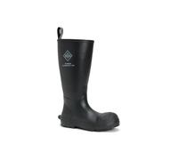 Muck Boots Men's Mudder Tall Safety Waterproof Safety Wellingtons, Black, 11