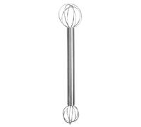 Muddler Stainless Steel Double-Head Stirrer, Food Grade Ergonomic Blender, Mixing Whisk Tool, Soup Sauce Masher, Professional Kitchenware, Chef Accessory For Cooking, Batters, Egg
