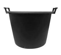 Muddy Hands 130 Litre Extra Large Heavy Duty Large Plastic Plant Pot with Handles Outdoor Garden Vegetable Salad Flower Tree Shrub Planter Container
