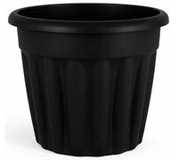 Muddy Hands 42 Litre Black Extra Large Round Plant Pot Heavy Duty Outdoor Garden Vegetable Fruit Flower Herb Tree Plastic Planter