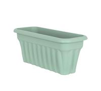 Muddy Hands 60cm Long Green Trough Plant Pot Large Plastic Planter Outdoor Garden Vegetable Herb Flower Box
