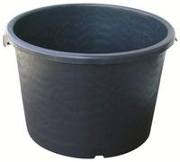 Muddy Hands Large Black Plastic Plant Pot with Handles Round Outdoor Garden Tree Container Planter (1, 30 Litre)