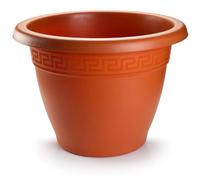 Muddy Hands Large Decorative Plastic Garden Planter Plant Pot Outdoor Flower Tree Shrub Herb Patio Container 31L 42L 65L 110L White Green Terracotta Anthracite, Terracotta, 42 Litre