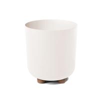 Muddy Hands Modern Plant Pots with Legs Indoor - Minimalist Decorative Planters for Houseplants - Small Flower Pots for Living Room, Bedroom & Office - Stylish Indoor Plant Pots (Cream, 24cm)