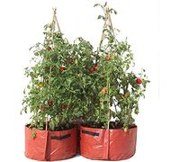 Muddy Hands Pack of 2 Tomato Planters Vegetable Plant Growing Bags Outdoor Garden Grow Bag Pots Containers