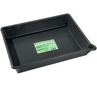 Muddy Hands Rectangle Multi Purpose Deep Garden Pouring Tray - 16 Litre - (Length: 53cm x Width: 40cm x Height: 9.5cm) (Black)