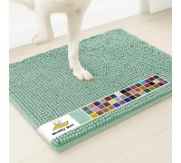 Muddy Mat® | Super Absorbent Door Mat Indoor, Microfiber Quick Dry Chenille Entryway Rug, Non-Slip Front Door Mat, Indoor Mats for Entryway, Machine Washable Pet Rug, Sea Green 24"x36"