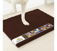 Muddy Mat® | Super Absorbent Door Mat Indoor, Microfiber Quick Dry Chenille Entryway Rug, Non-Slip Front Door Mat, Indoor Mats for Entryway, Machine Washable Pet Rug, Brown 30"x19"