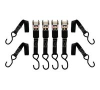 Muddy Outdoors 1'' X 10' Standard Duty Ratchet Straps with Webbing 4 Pack