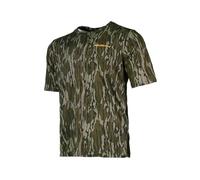 Muddy Outdoors TRX Performance Lightweight Short Sleeve Crew, Mossy Oak Bottomland - Medium