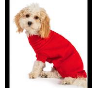 Muddy Paws Cable Knit Jumper Red 40cm Medium
