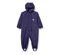Muddy Puddles Unisex Kid's Recycled Originals Waterproof All-in-One Puddle Suit, Navy Blue, 5-6 Years