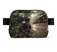 Muddy Puppy Square-Shaped Waist Bag with Durable Polyester and Adjustable Strap for Unisex Use