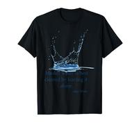 Muddy water is best cleared by leaving it alone. Alan Watts T-Shirt
